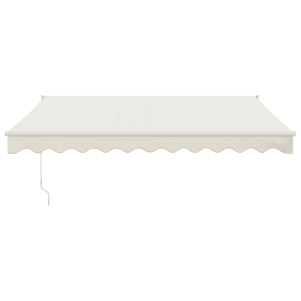 Tenda Sole Automatica Retrattile-Tenda parasole per balcone Crema 3,5x2,5 m 492887