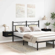 Armadio da Notte 2 pcs Rovere Nero 35 x 35 x 20 cm 863787