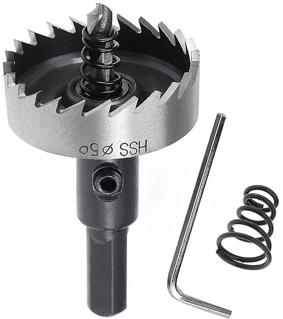 Sega a Tasto Alta Velocità - Fusto in Acciaio HSS - Resistente ai Colpi - Larghezza della Fessura 50mm - Profondità della Fessura 15mm - Alta Resistenza al Sforzo