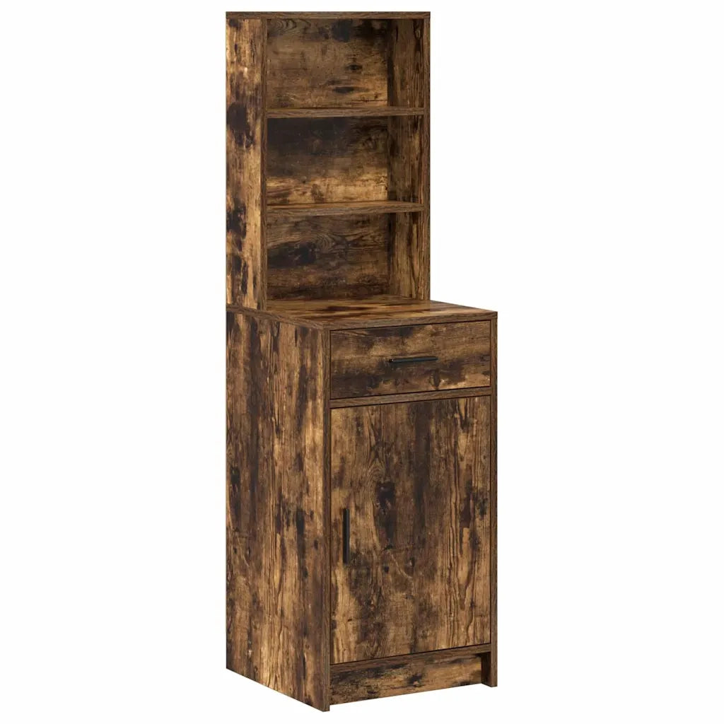 Credenza Rovere fumé 40 x 40,5 x 135 cm Legno multistrato 865077