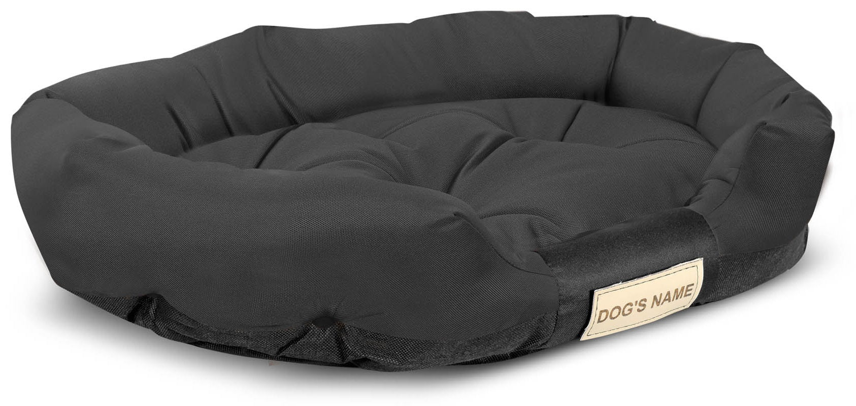 AIO FACTORY XXL Letto per cani 130x105 cm Personalizzabile Impermeabile Nero