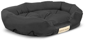 AIO FACTORY XXL Letto per cani 130x105 cm Personalizzabile Impermeabile Nero