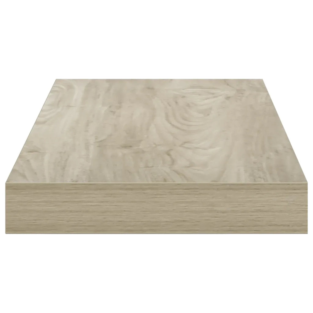 Scaffali a Parete 2 pz Rovere 50x23x3,8 cm in MDF 323872