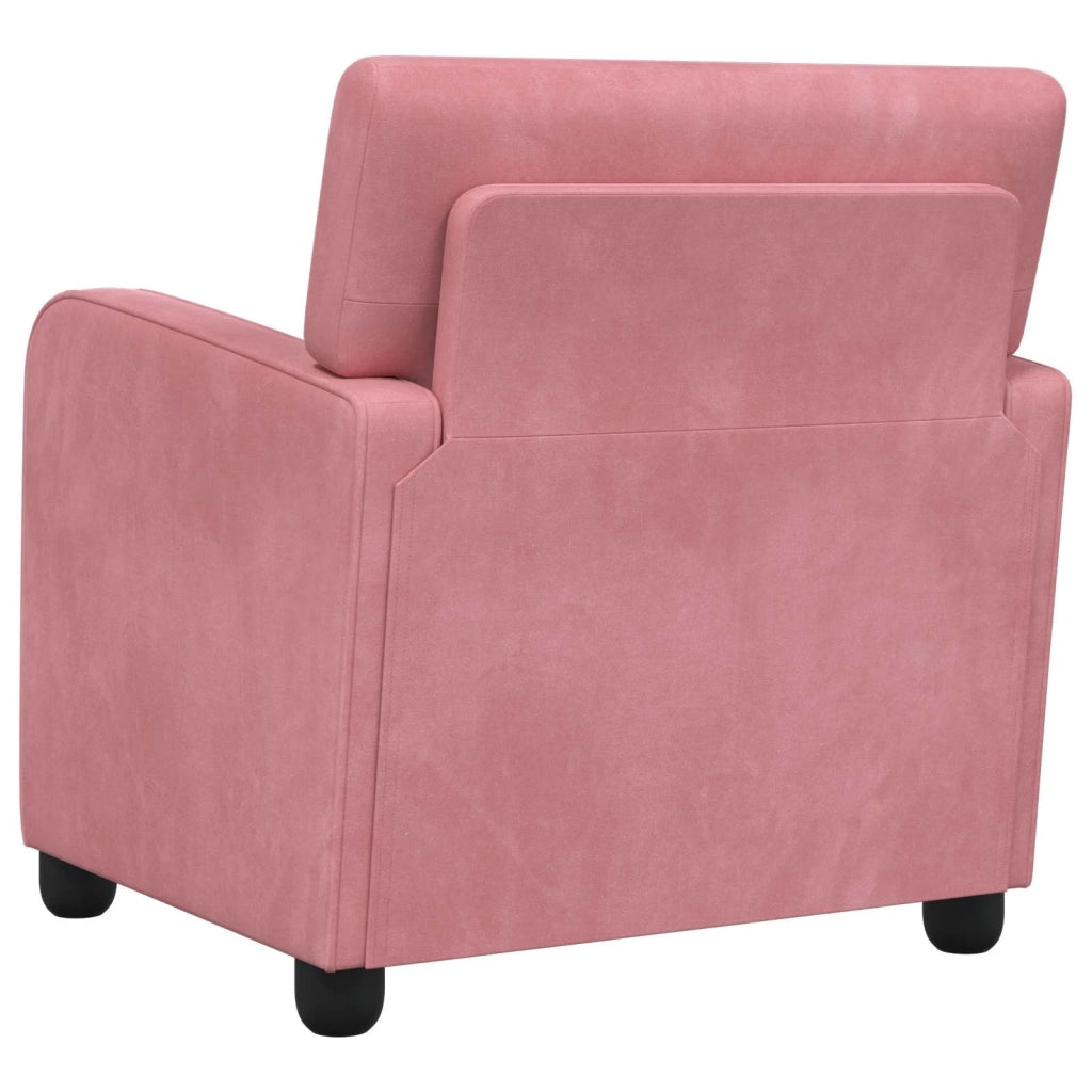 Poltrona Rosa Velluto 42043416