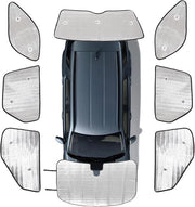 Set da 8 pezzi per ombreggiatore parabrezza con visiera per Land Rover L462 Discovery 5 2017-2022 - Protezione dalle radiazioni UV