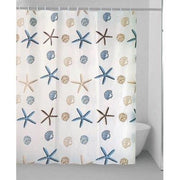TENDA DOCCIA FONDALE - IN VINILE + ANELLI CM 180X200- 2 pezzi