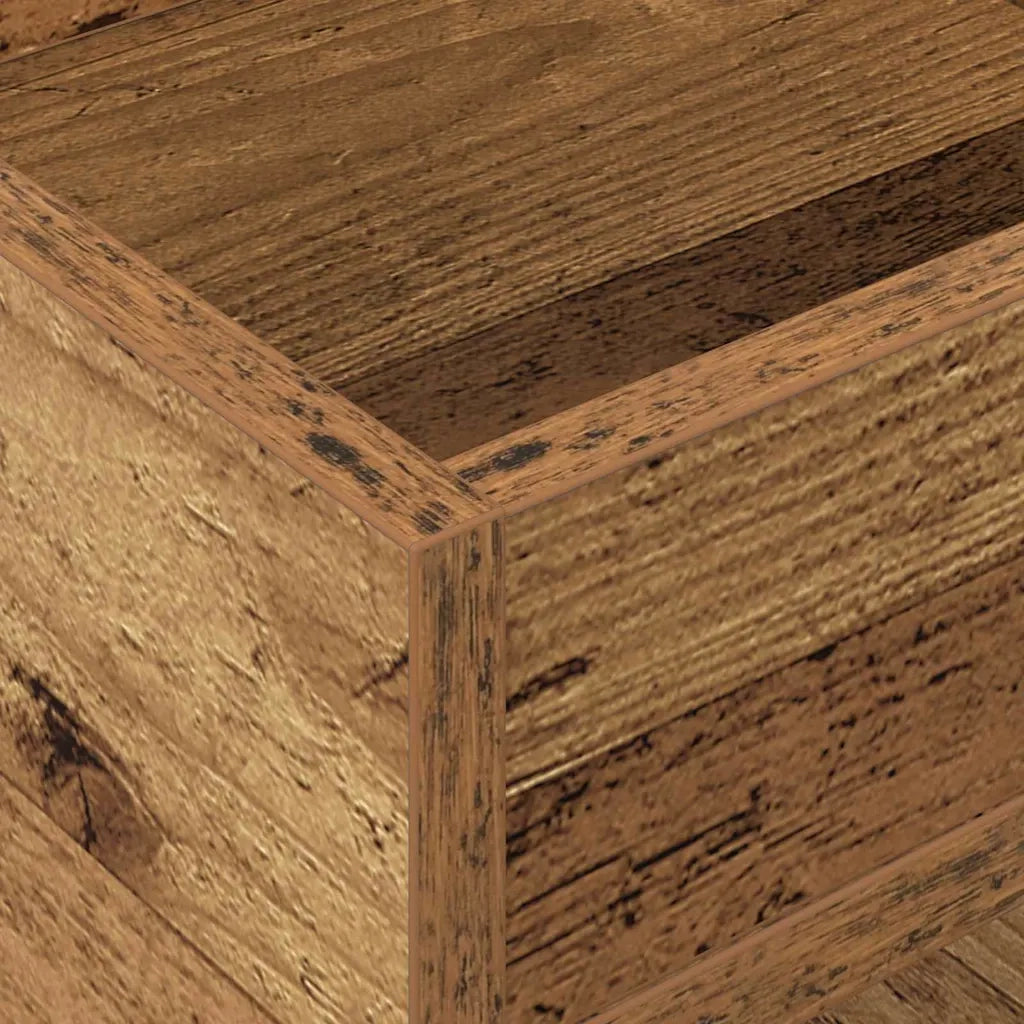 Tavolino 2 pcs Legno vecchio 30 x 30 x 56 cm Legno multistrato