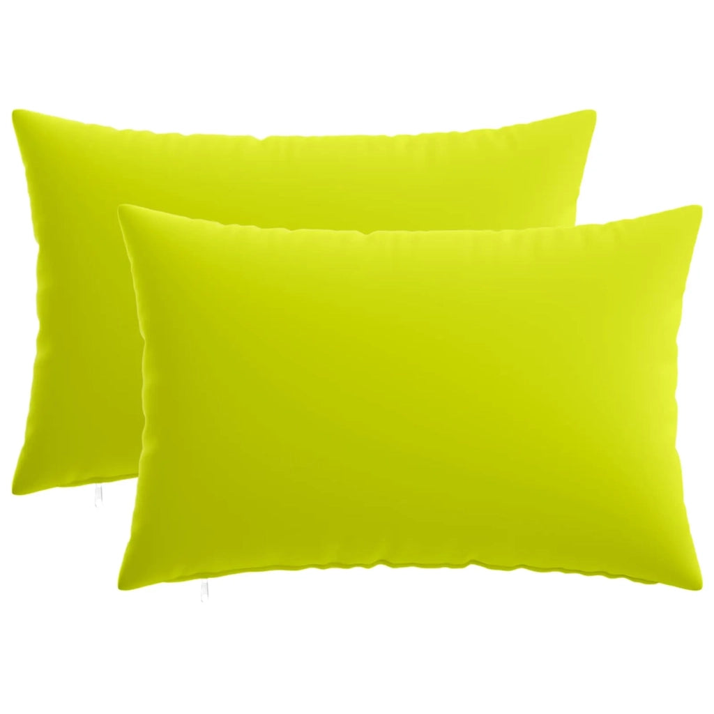Federa 2 pcs HEERLEN Verde brillante. 30 x 50 cm Poliestere 907823