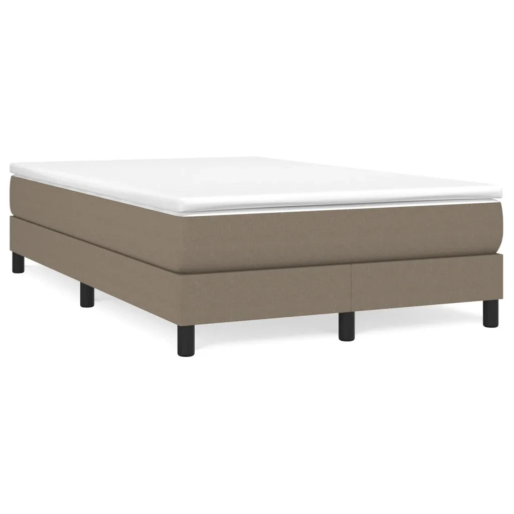 Struttura Letto a Rete a Molle-Giroletto Tortora 120x200 cm Tessuto 696680