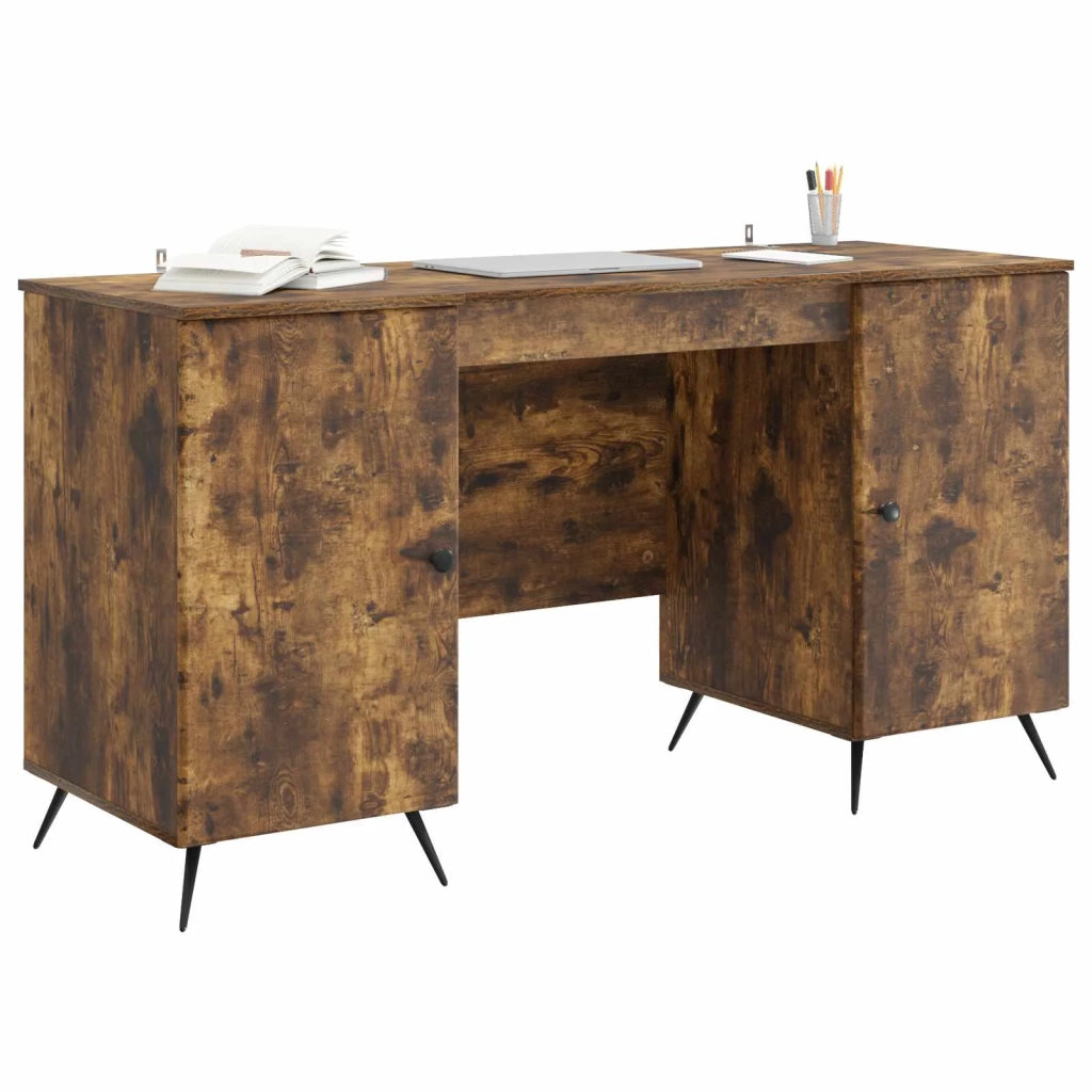 Scrivania Rovere Fumo 142,5 x 50 x 75 cm Legno ingegnerizzato 3414635