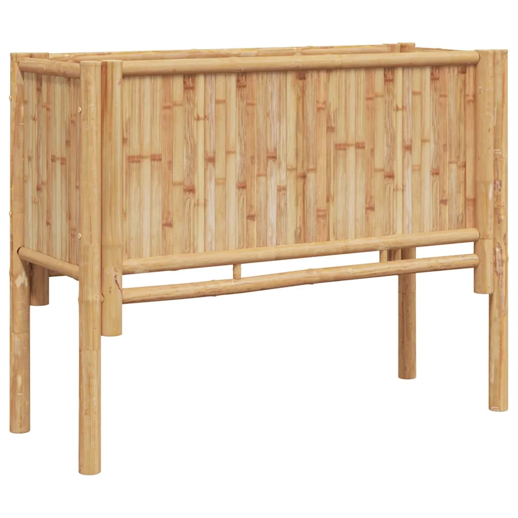 Fioriere | Cassetta per fiori | Letto Rialzato Marrone 90 x 35 x 70 cm Bamb¨´