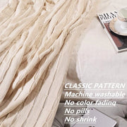 Decorazione per la casa, poltrona da esterno con coperta morbida e leggera, regalo per Natale, degenere per viaggio, 127 cm x 152 cm, beige/avorio.