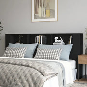 Testiera con Scomparti Nera 220x18,5x104,5 cm cod mxl 47660