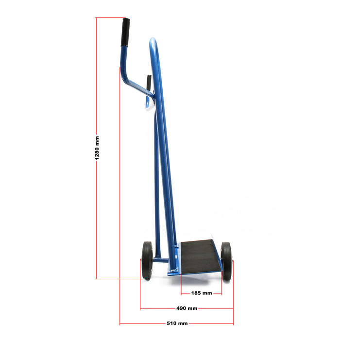 Carrello porta pannelli Portata 300kg 2 pneumatici in gomma piena Per piastre di grandi dimensioni