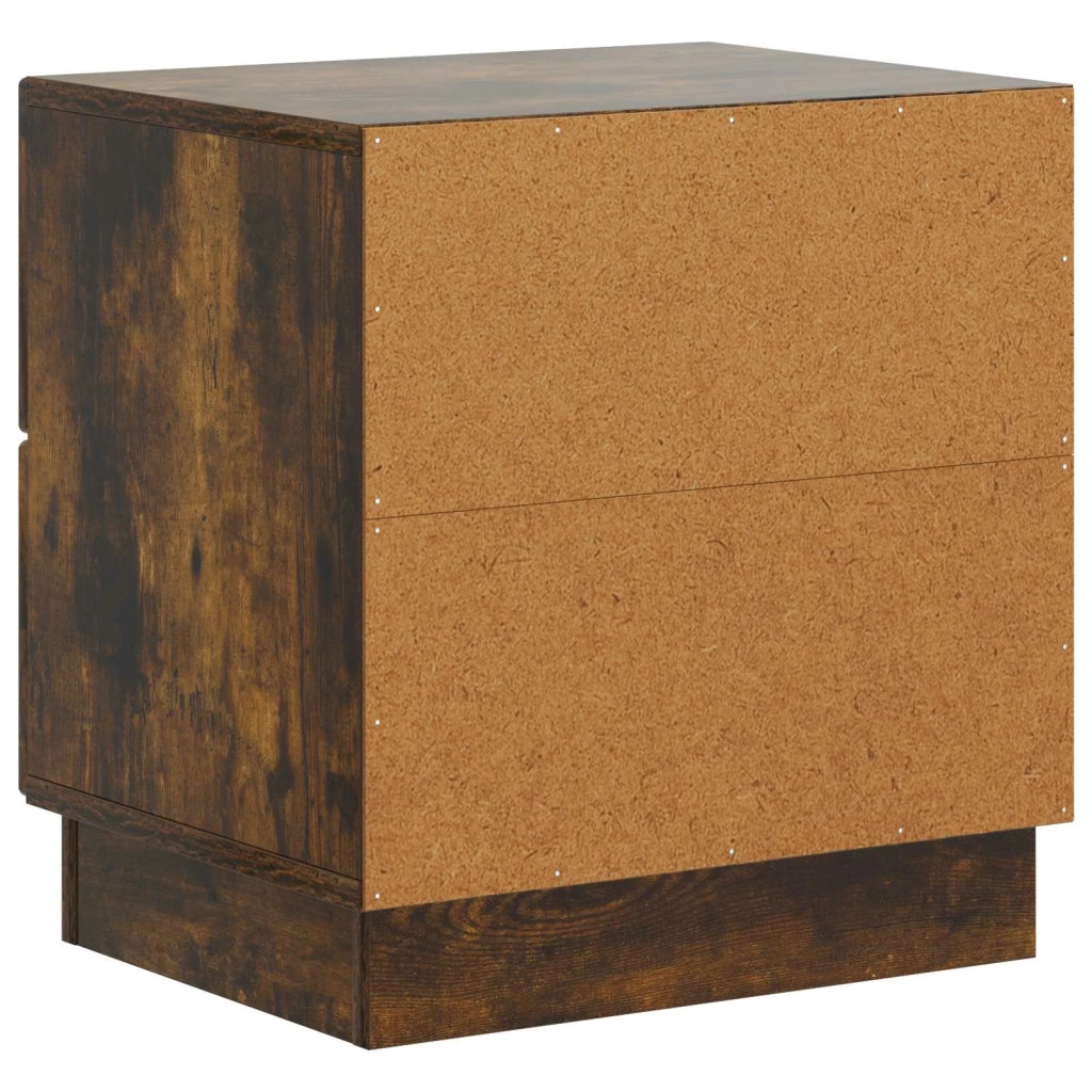 Armadio da Notte con cassetto Rovere Fumo 43 x 34,5 x 44,5 cm