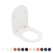 SEDILE WC SOFT CLOSE INFINITY PER FILOMURO Bianco Opaco coprivaso copriwater NYMO