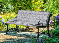 AIO FACTORY 180x60x50 cm Set da giardino impermeabile con cuscino grigio