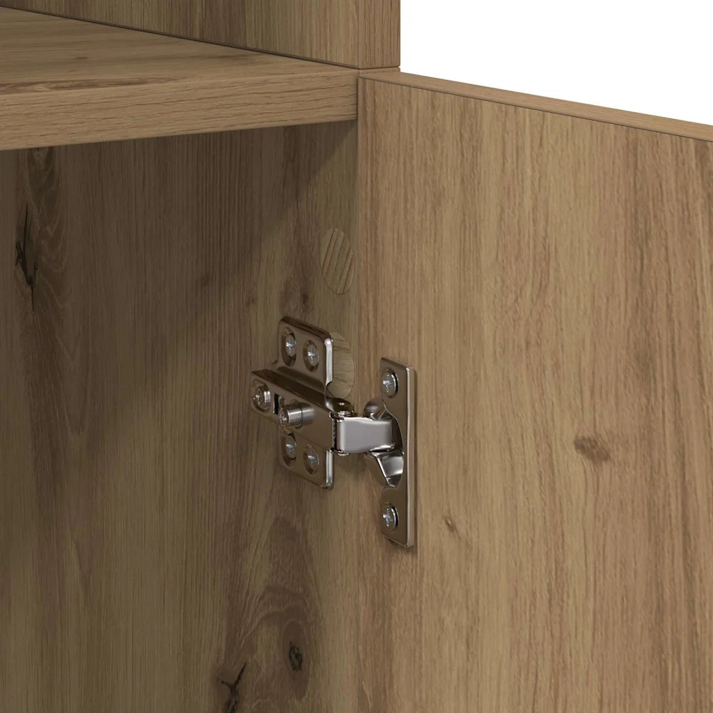Credenza | Madia | Buffet da pranzo | Armadio da pranzo Rovere artigianale 80 x 42,5 x 185 cm