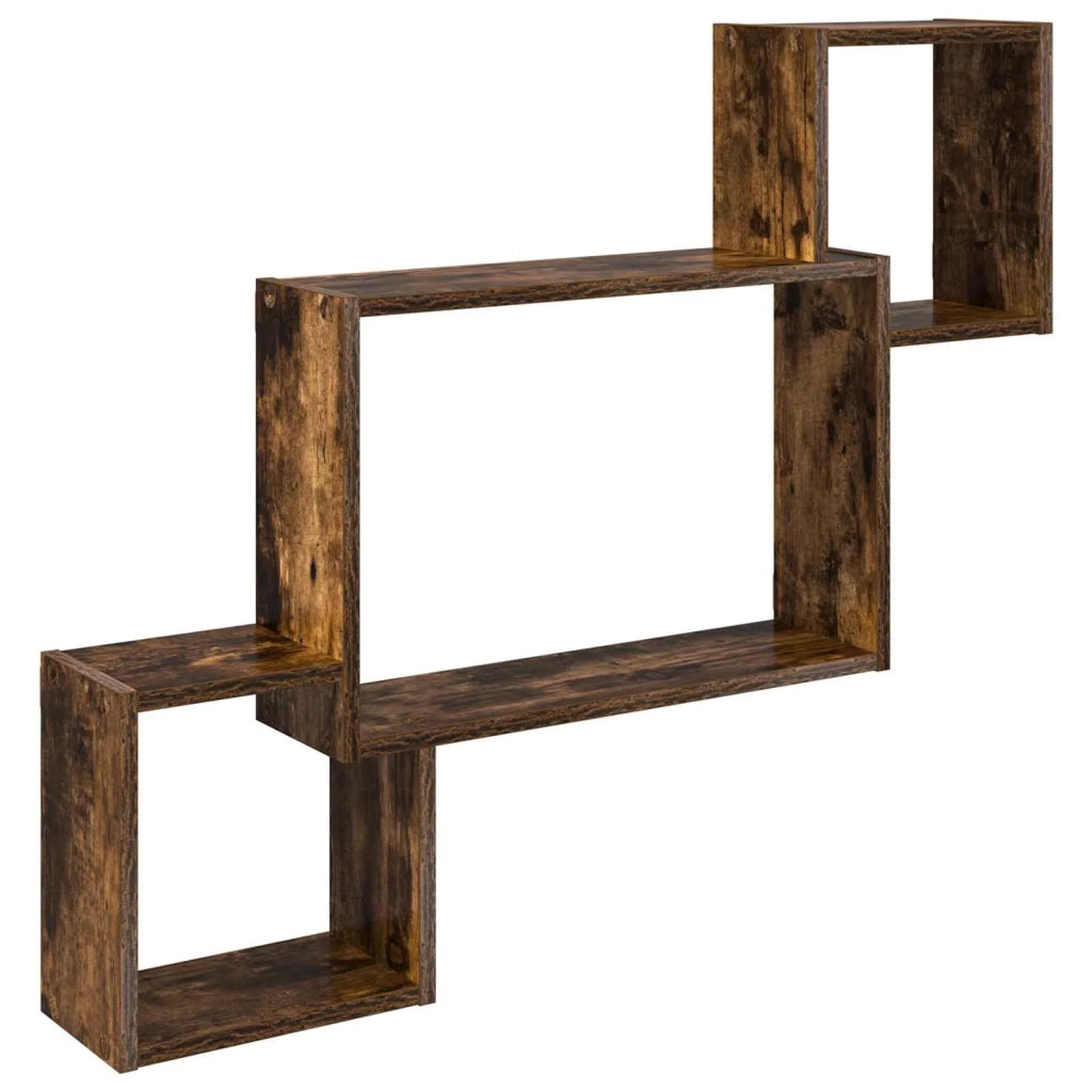 Scaffale da parete A parete Marrone 91,5 x 15 x 76 cm 8012120