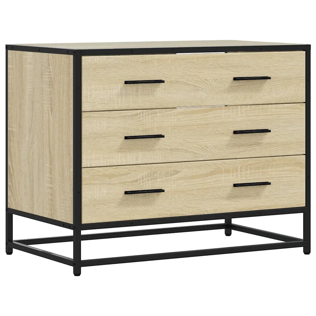 Cassettiera Rovere Sonoma 70x41x56 cm in Legno Multistrato 849075