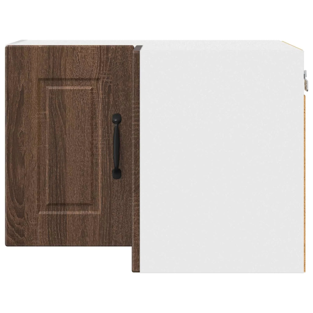 Mobile angolare per parete PORTO Rovere Marrone 57 x 57 x 40 cm
