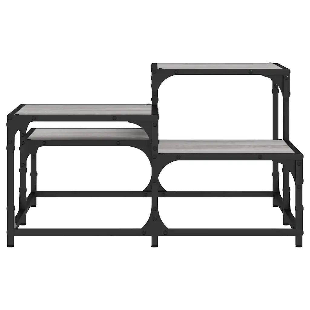 Tavolino da salotto | Tavolino da caff¨¨ | Tavolino da Soggiorno Grigio Sonoma 68x68x40 cm Legno Multistrato