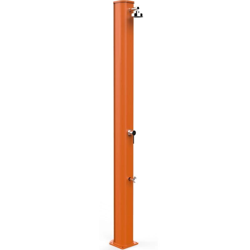 Doccia Solare Big Jolly 40 Litri In Alluminio Con Lavapiedi Colore Arancione Cv-A320/2009