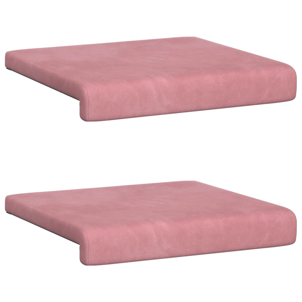 Cuscino per panchina 4 pcs Velluto Rosa Profondità 35 cm 42043102