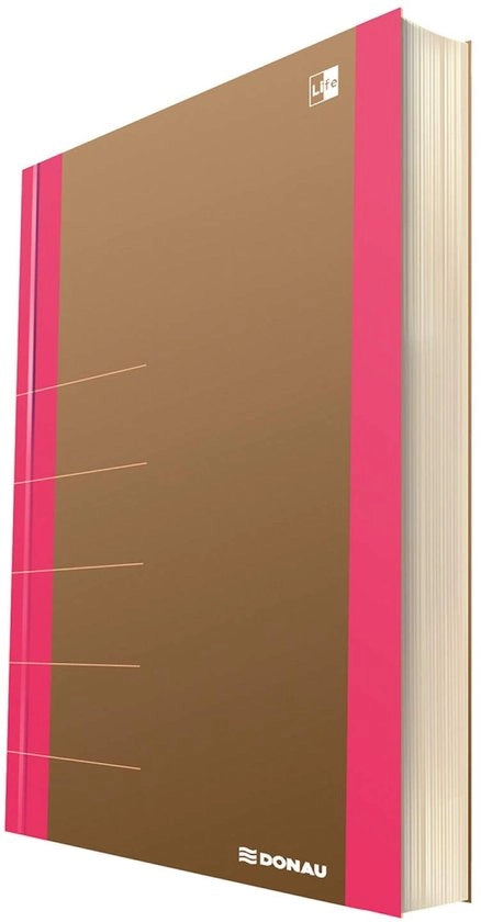 Agenda quadrata con organizzatore 80 pagine, copertina morbida, rosa per ufficio, scuola e casa come calendario, bullet journal, libretto da scrivere con design elegante | il FSC