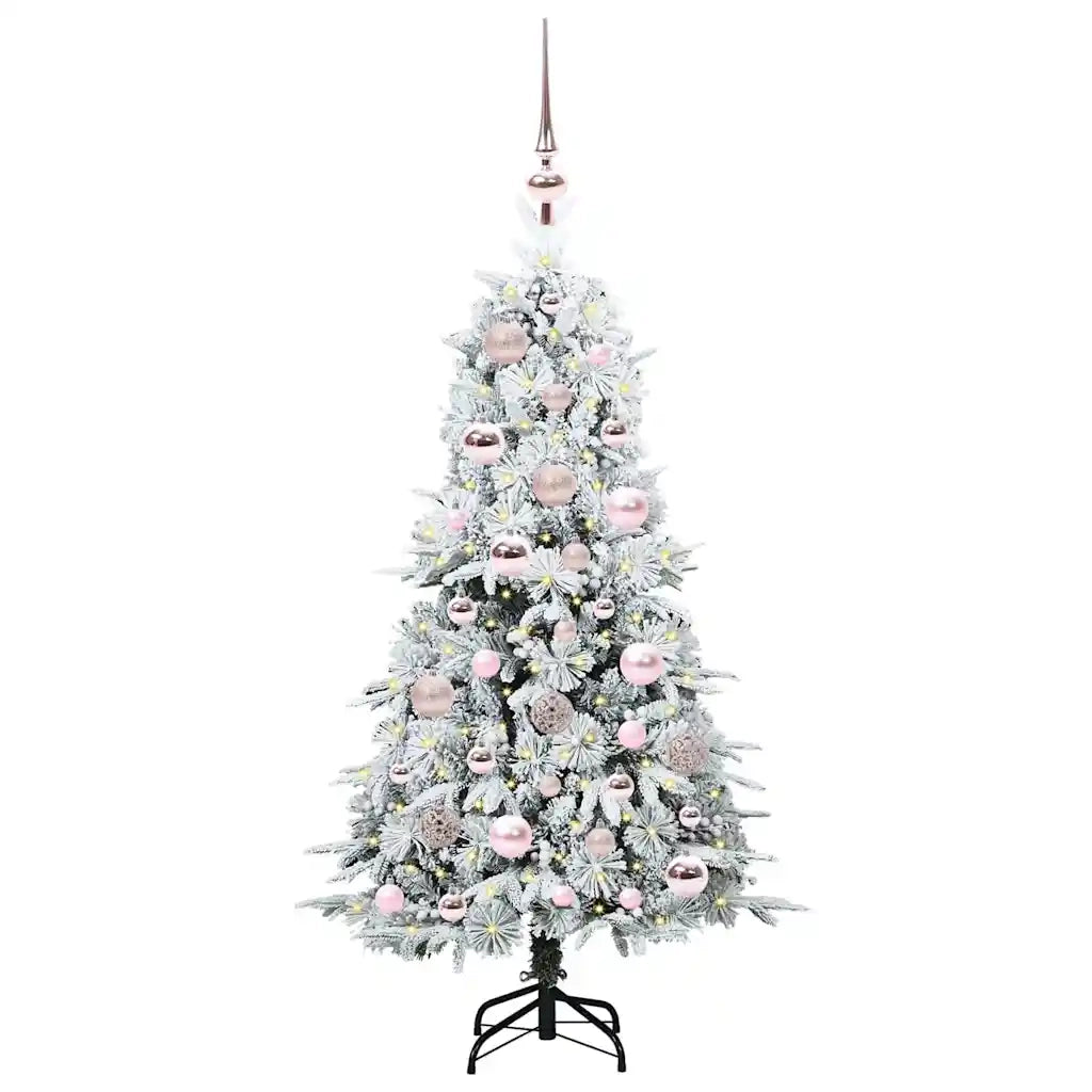 Albero di Natale Artificiale con Rami Pieghevoli Bianco 120 cm 3397460