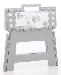 Sgabello Pieghevole 30x22x22 cm in Polipropilene Grigio