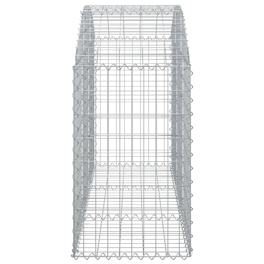 Cesto Gabbione ad Arco 150x50x80/100 cm Ferro Zincato 153454