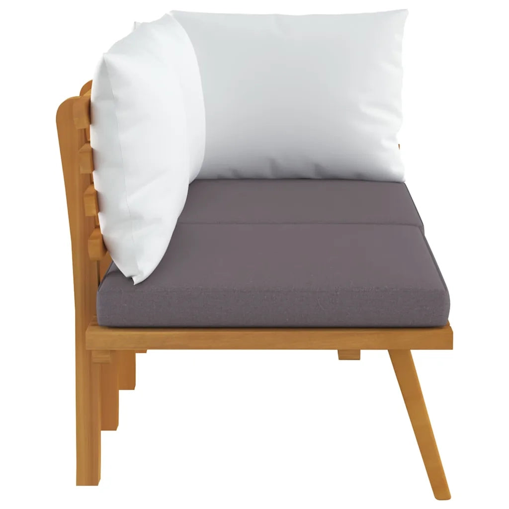 Salotto da Giardino-Set Divani da Giardino 2 pz con Cuscini in Massello di Acacia 645723