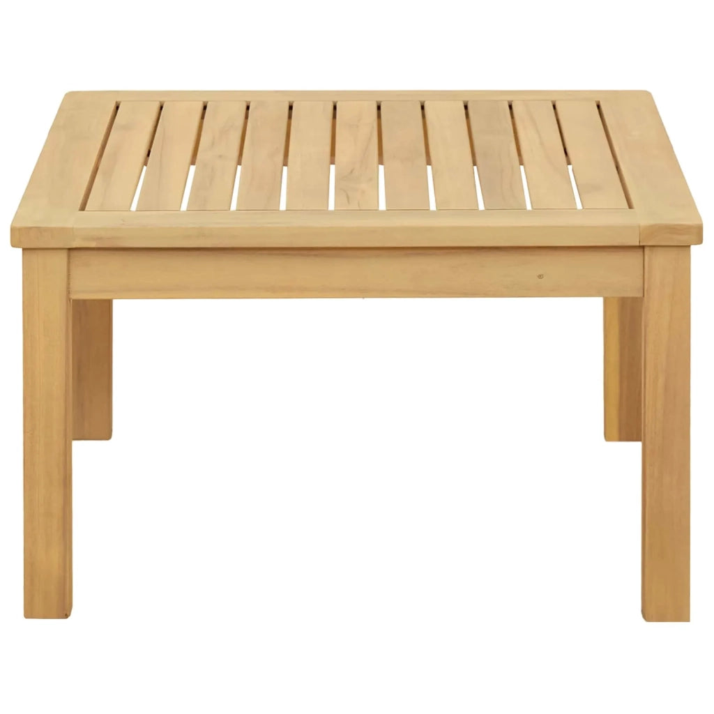 Tavolino da salotto Acacia chiaro 60 x 60 x 36 cm