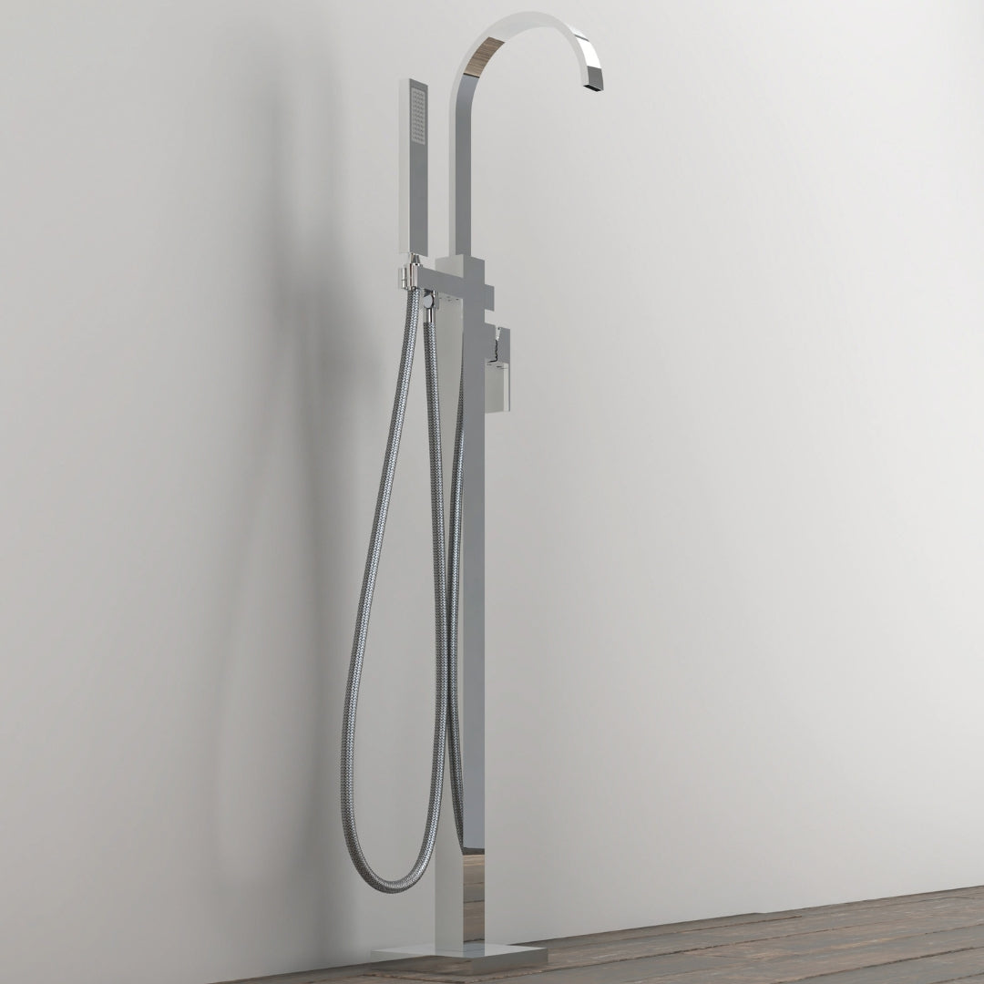 Gruppo vasca 005 rubinetto incasso pavimento vasche free standing ottone