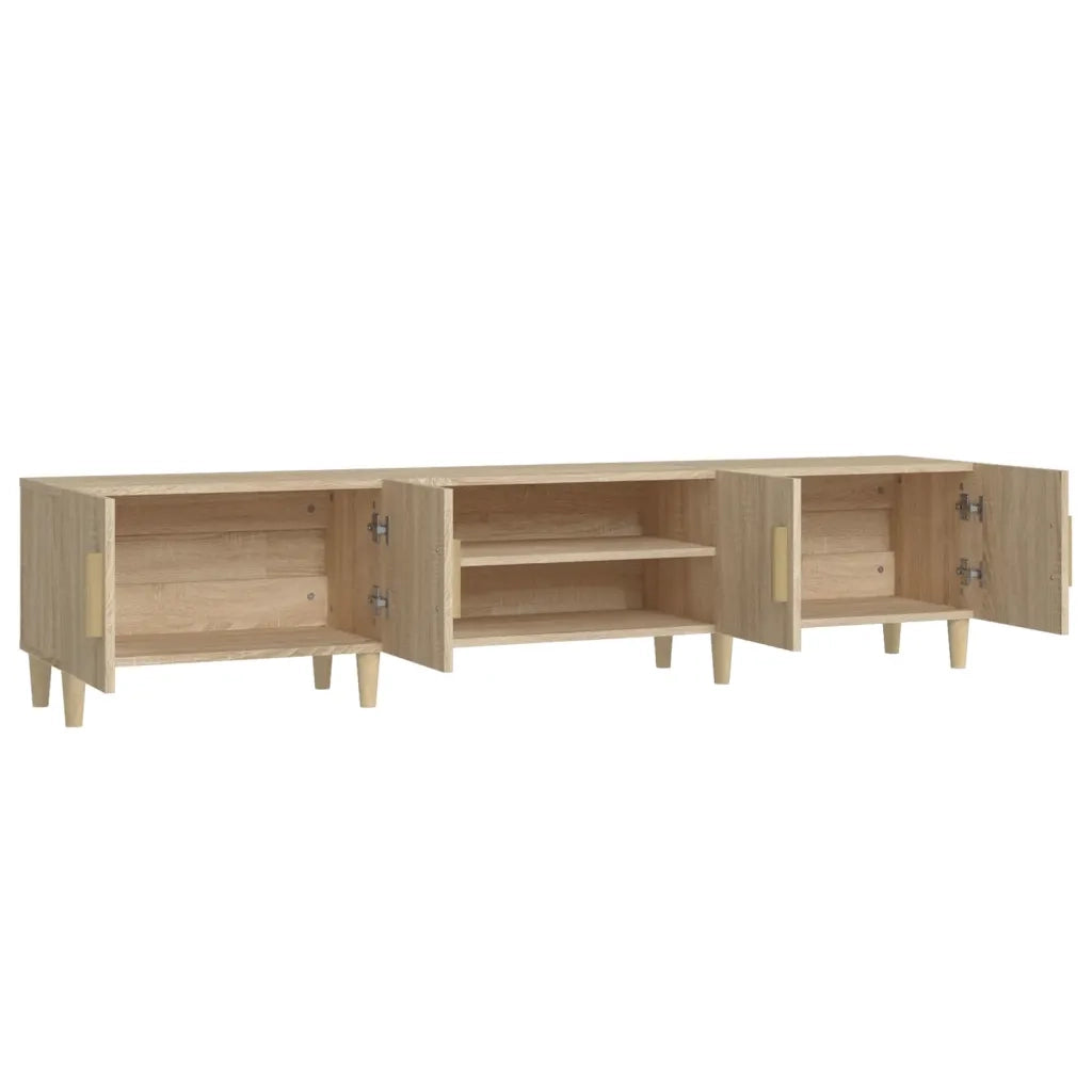 Mobile TV Rovere Sonoma 180x31,5x40 cm Legno ingegnerizzato 816259