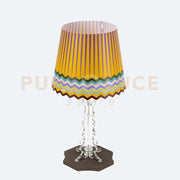 LAMPADA DA TAVOLO PICCOLA BRIGHELLA 1 LUCE ATTACCO E14 DISEGNO RAINBOW