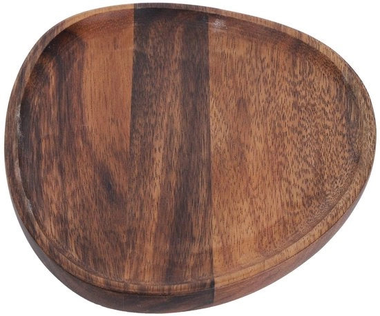 Tavola da Cucina in Legno Decorativa - Tavoliere per Cibo - Dimensioni 26x21 cm - Leggero - Adatto per Frutta/Dolci/Sushi - Servizio da Tavola