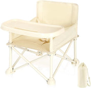 Culla per Bambini - Opvolutile - Con Cintura di Sicurezza - Altezza Regolabile - Sedie a Sdraio per Bambini - Sedie per Bambini Opvolute - Materiale Lavabile - Sedie per Bambini Rimpicciolite - Regolabile Giallo - 34x34x43