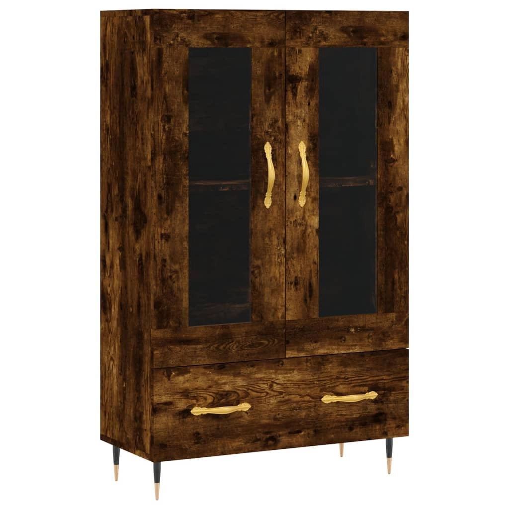 Buffet credenza cassettiera mobiletto mobile contenitore organizer cucina soggiorno salotto alto 69,5 x 31 x 115 cm legno ingegnerizzato marrone 02_0033395