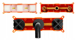 Rubinetto Da Incasso Rea Exit Black Mat