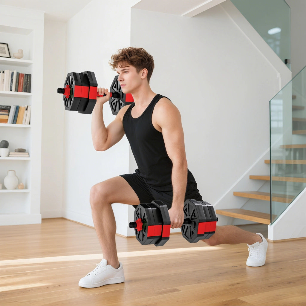 Set Hantel 6 in 1 ¨C zephmum ¨C Hantel regolabile 20 kg