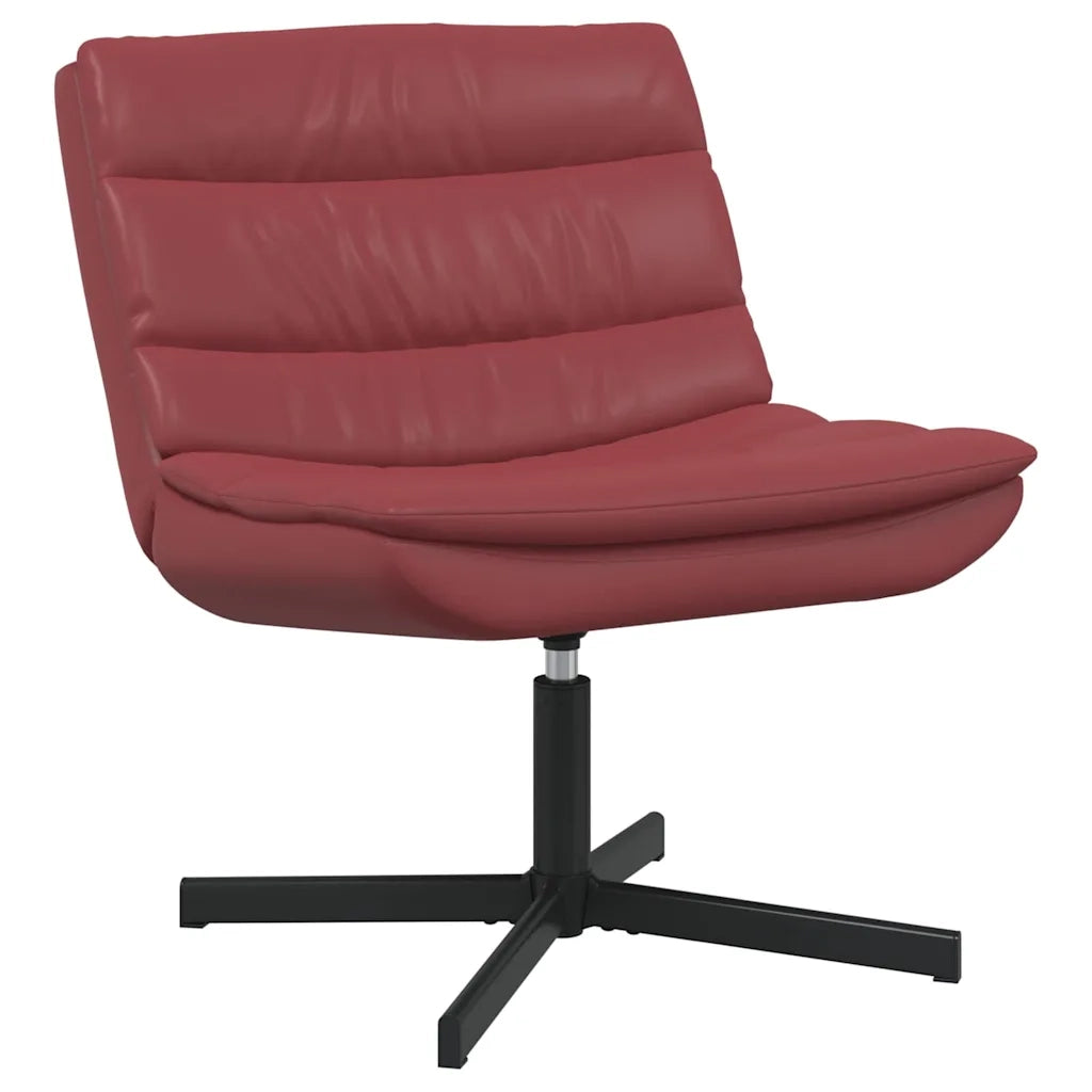 Sedia girevole Rosso Vino 63 x 75 x 76 cm PU 42007342