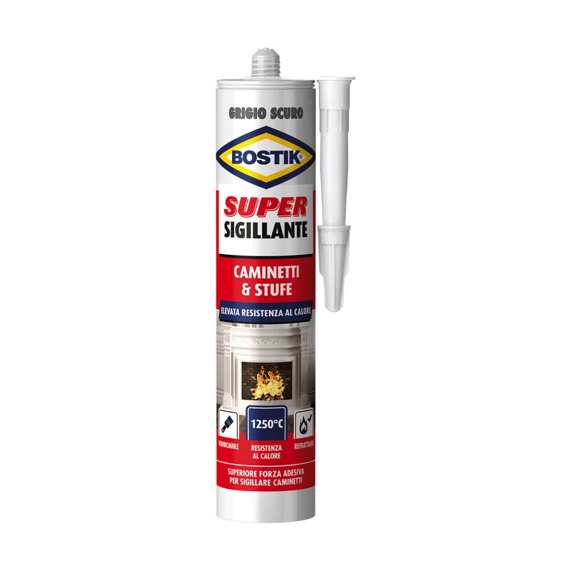 BOSTIK MASTICE CAMINETTI E STUFE 530 G CARTUCCIA