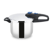 Pentola a pressione rapida 6 litri, acciaio inox 18/10, 2 livelli pressione, fondo termodiffusore cucina induzione - SOGO
