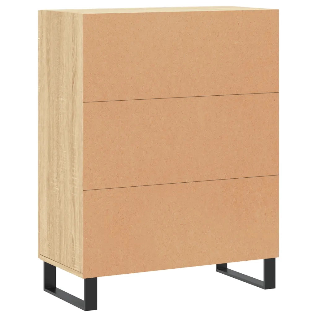 Credenza Rovere Sonoma 69,5x34x90 cm in Legno Multistrato 830223