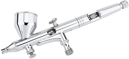 Kit di pennello a aria compressa - Azione doppia - 0,2 mm/0,3 mm/0,5 mm Aghi - Per la decorazione di torte/modelismo - Multifunzionale - Facile da pulire - Pennello a aria compressa con sonda
