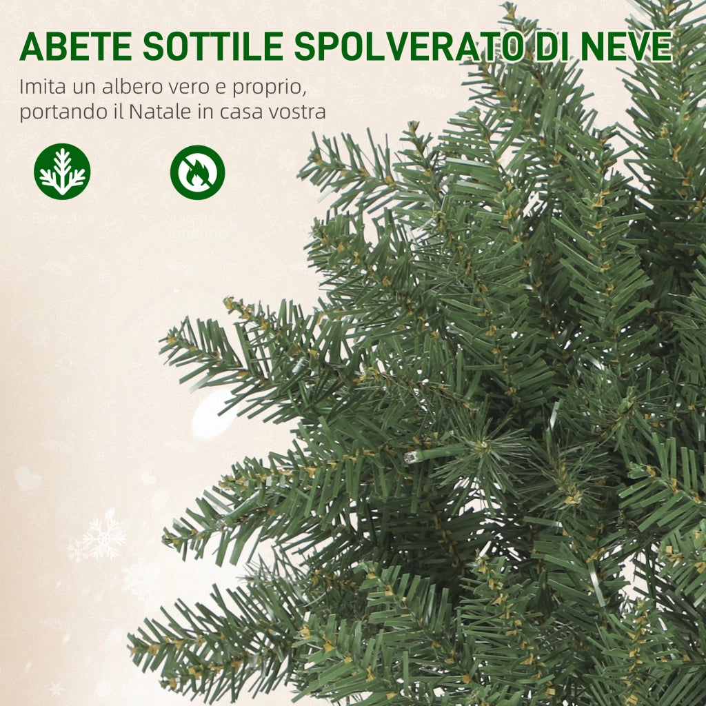 Albero di Natale Illuminato 180 cm con 250 Luci ¨C zephmum ¨C Bianche e Colorate