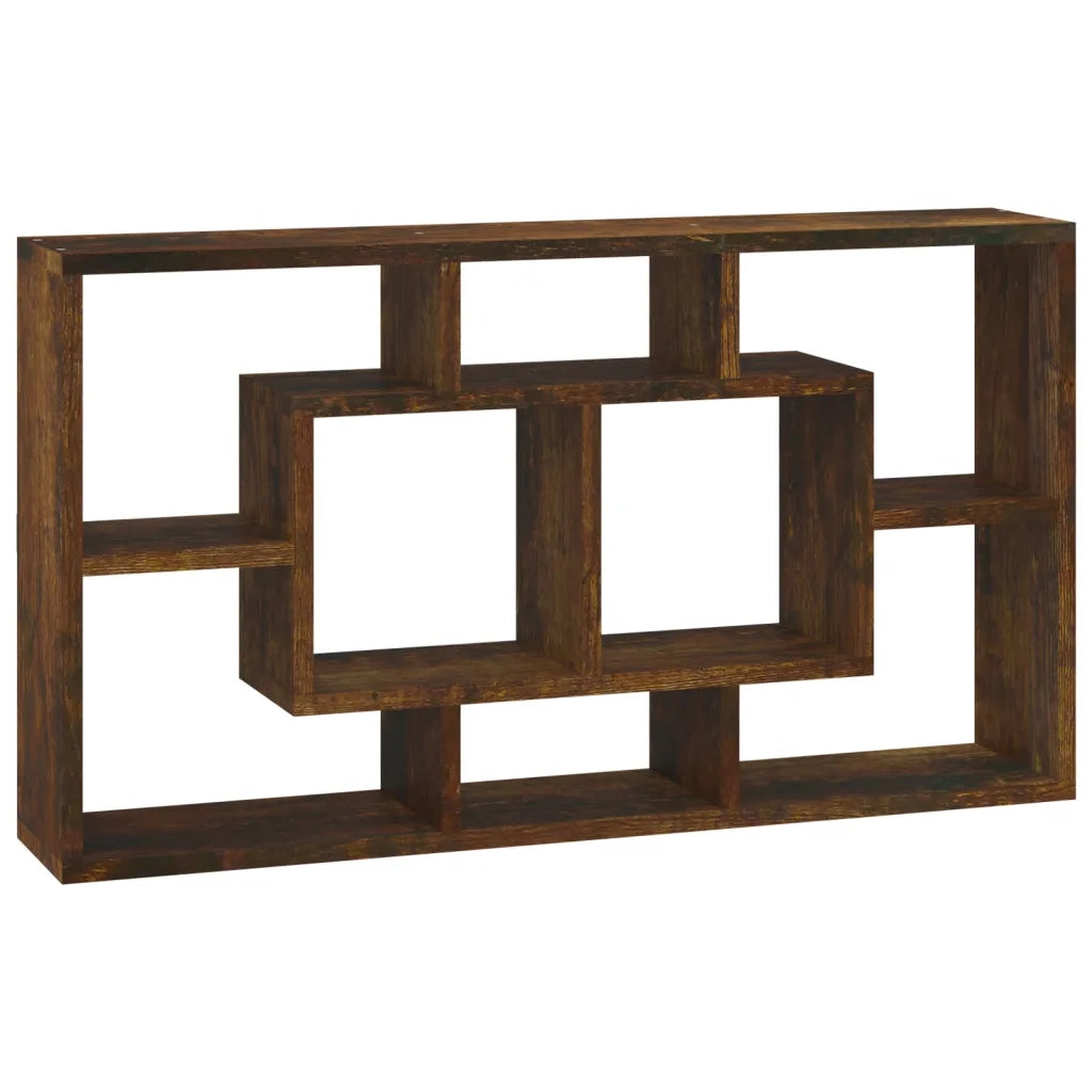 Scaffale a Muro 8 Scomparti Rovere Fumo cod mxl 33048