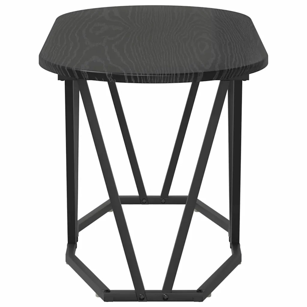Tavolino da salotto Rovere Nero 80 x 40 x 40.5 cm 869690